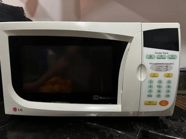 Microondas Lg 20 litros branco ABAIXOU