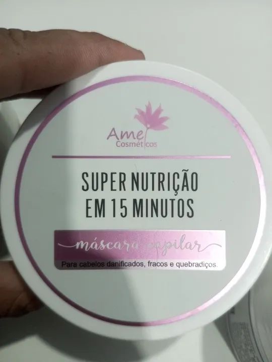 Kit de Shampoo e Condicionador Ame Cosméticos Nutrição Intensa - Foto 2