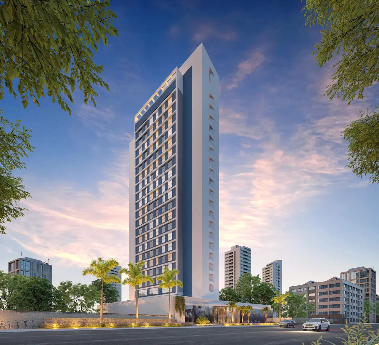 Flat/Studio para venda tem 38 m² e com área de lazer completa na Boa Vista - Recife - PE