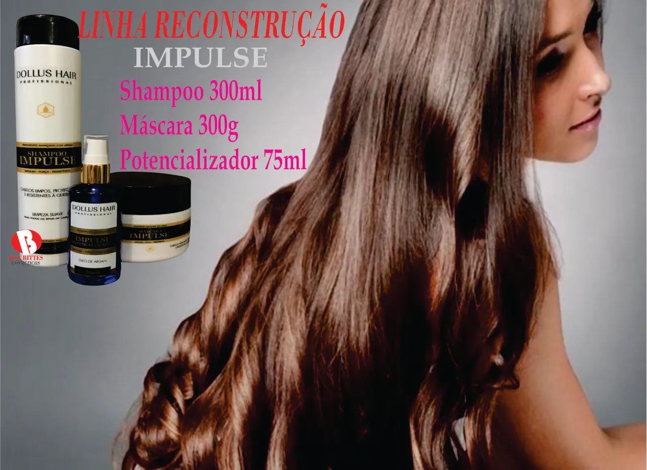 Kit Capilar Dollus Hair Impulse - Tratamento Argan - Foto 2