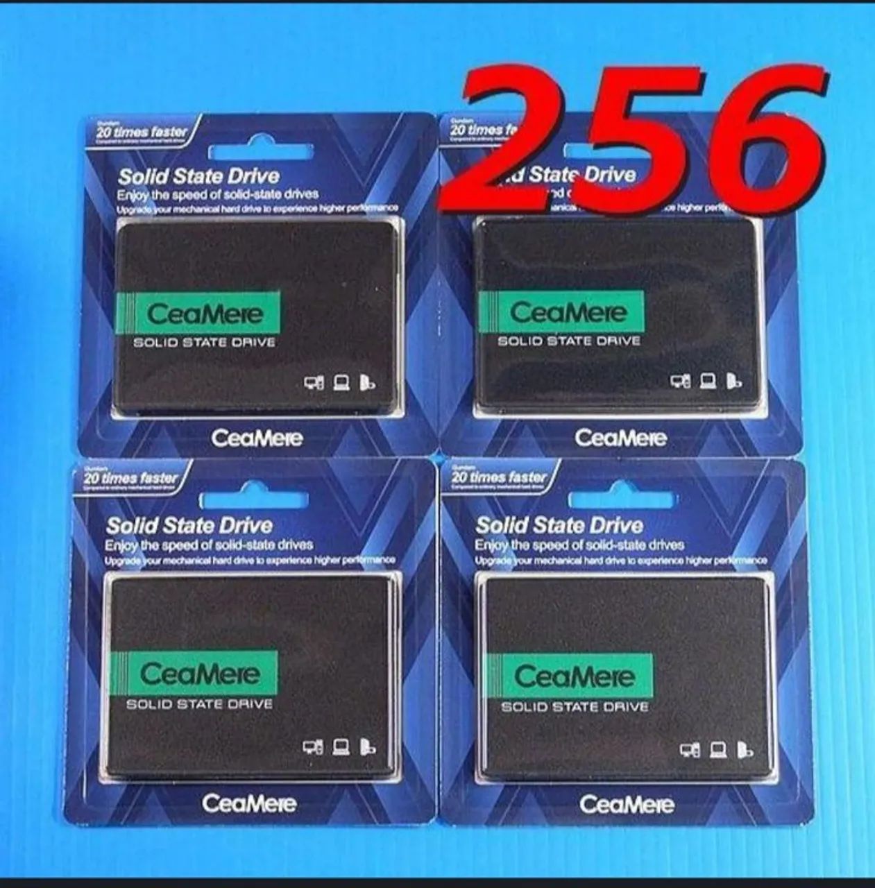 SSD 256GB Ceamere - Novo e Rápido!