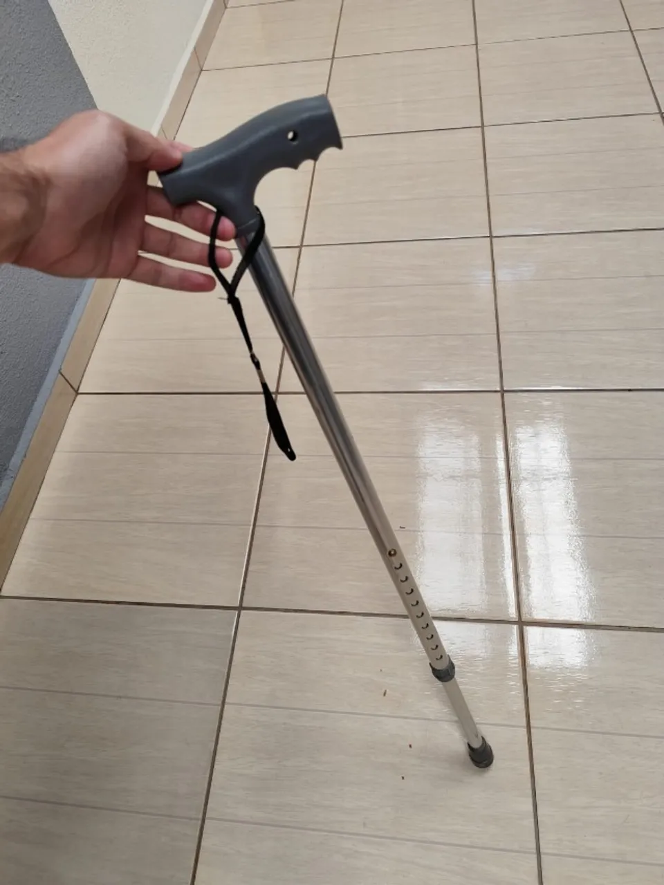 Bengala em alumínio