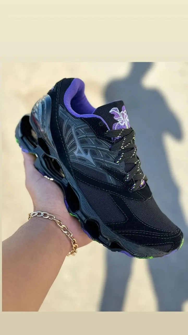 Tênis Mizuno flor de lotus masculino