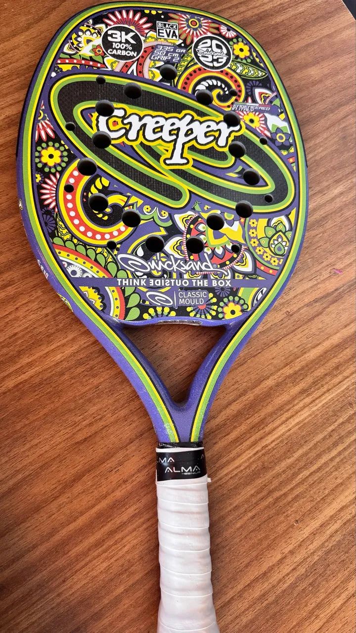 Raquete De Beach Tennis Quicksand Creeper Verde nova zero 