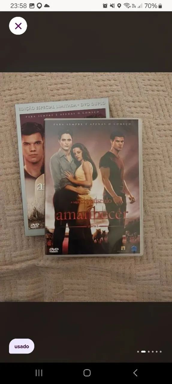 DVDs crepúsculo vendo junto ou separado  - Foto 2