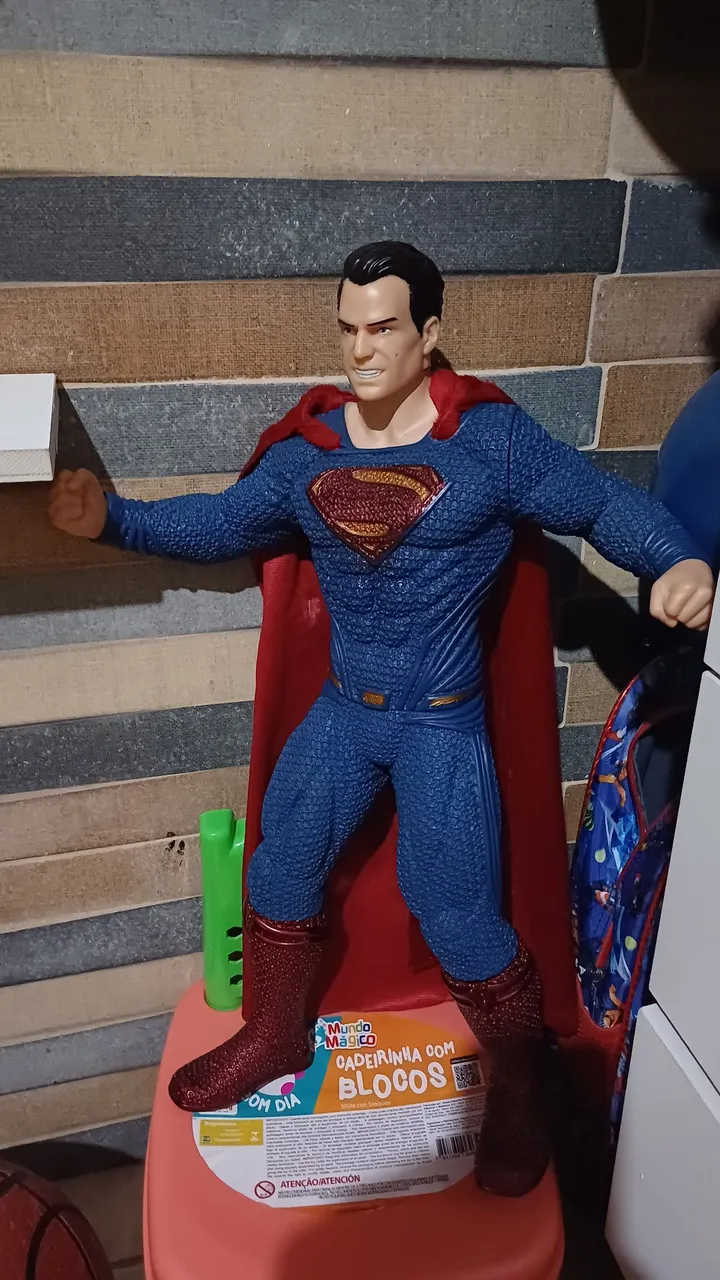 Boneco Superman - Filme Liga da Justiça