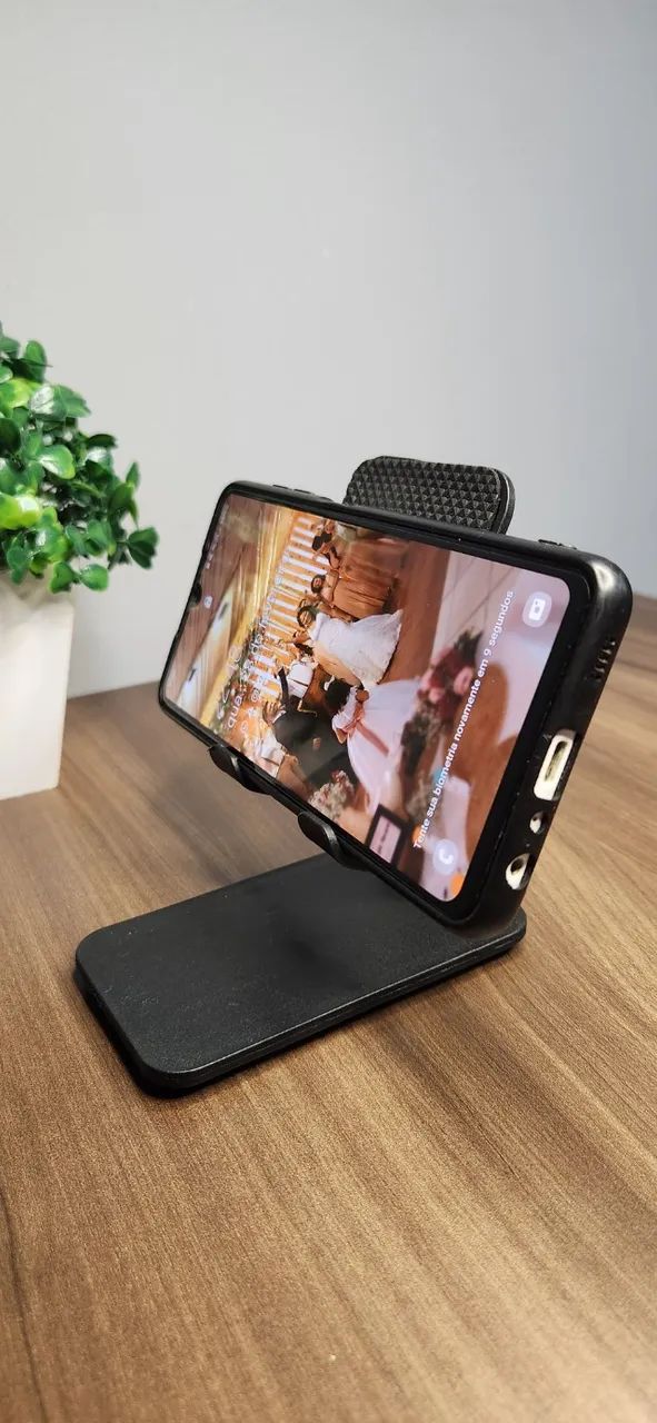 Suporte Ergonômico Portátil Celular/Tablet - Acabamento Impecável e Ultra Resistente