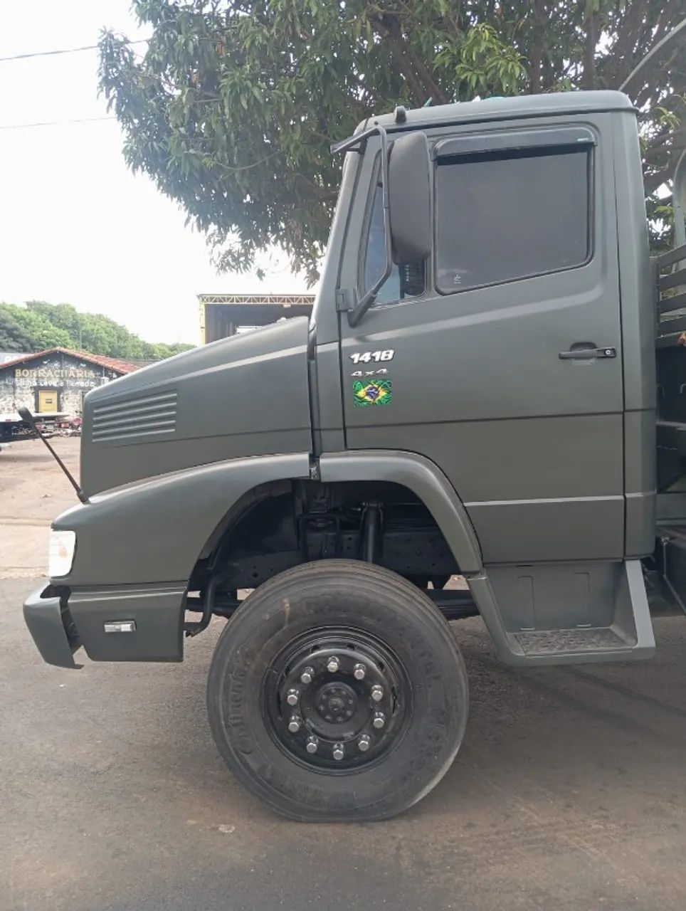 Mercedes Benz 1418 4x4 Traçado Militar Ano 2000 - Foto 3