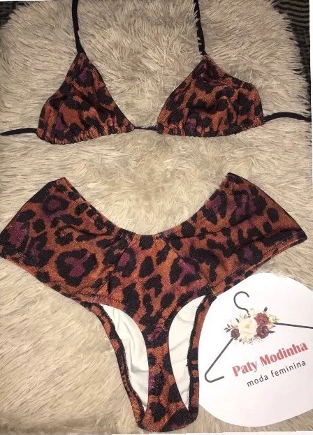 Biquíni Animal Print Elegante