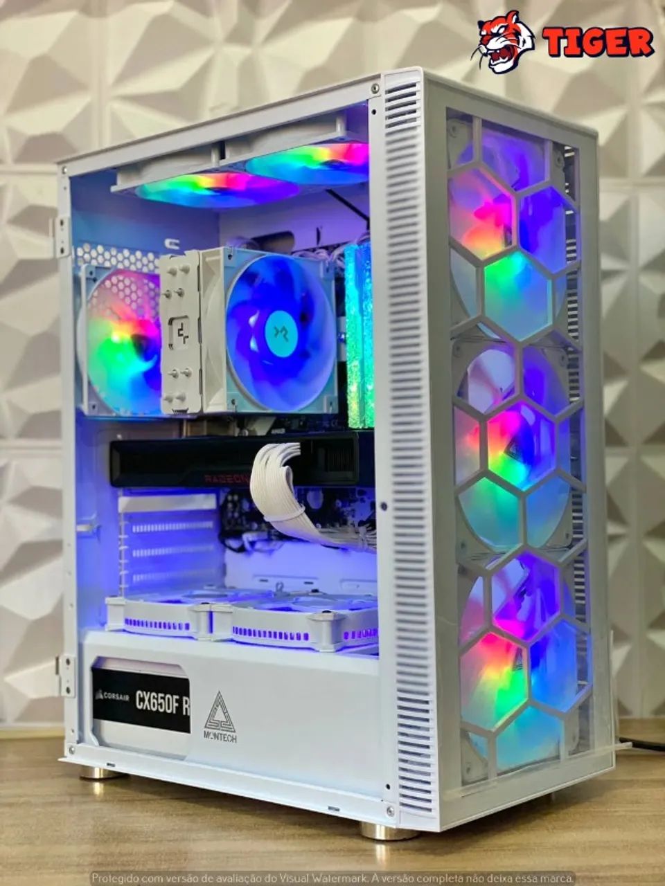 PC GAMER NOVO RYZEN 5 5600/ B550 ASROCK WIFI/ RX 6750XT 12GB