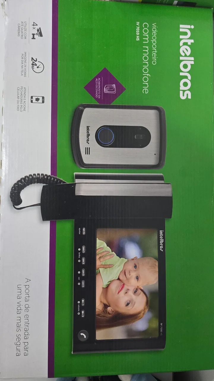 Video porteiro Intelbras IV7010HS com viva voz - Foto 4