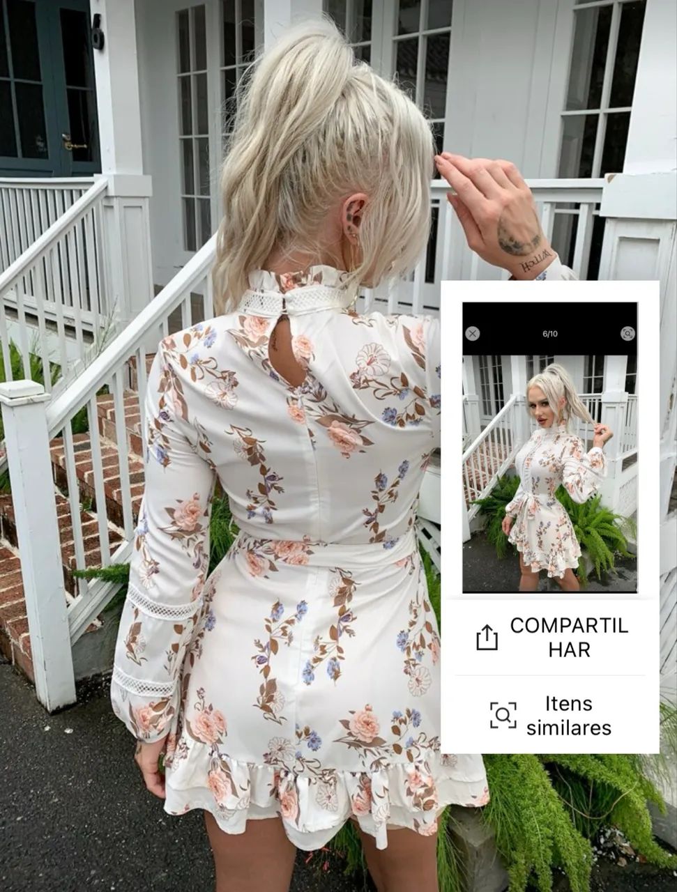 Vestido novo - Veste P ou 36 - Foto 5