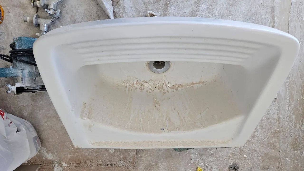 Tanque Louça 18 Litros 56 X 43 cm Branco Deca