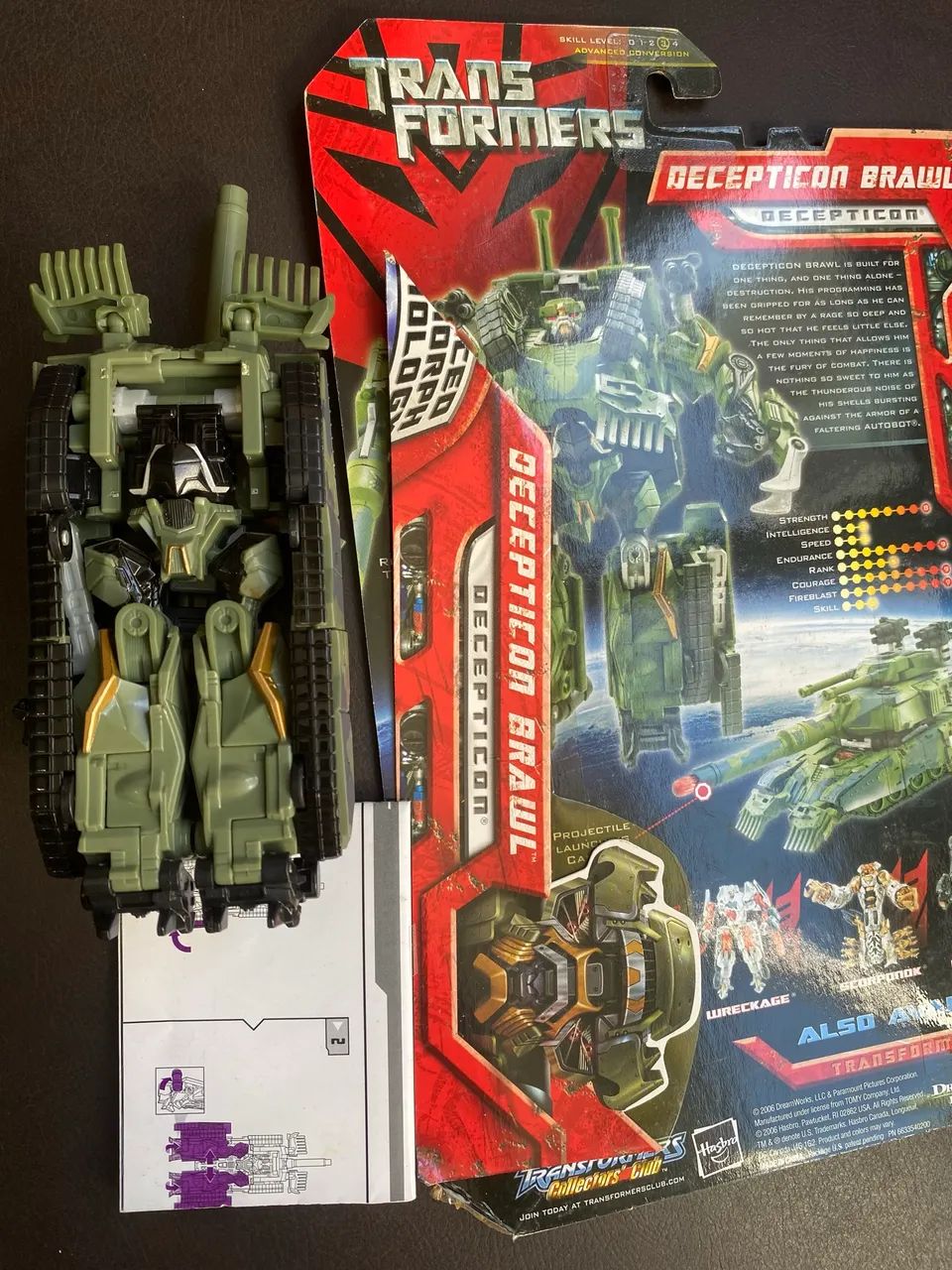 Transformers Brawl (Tanque) Deluxe Class do filme de 2007 - Decepticon - Foto 2