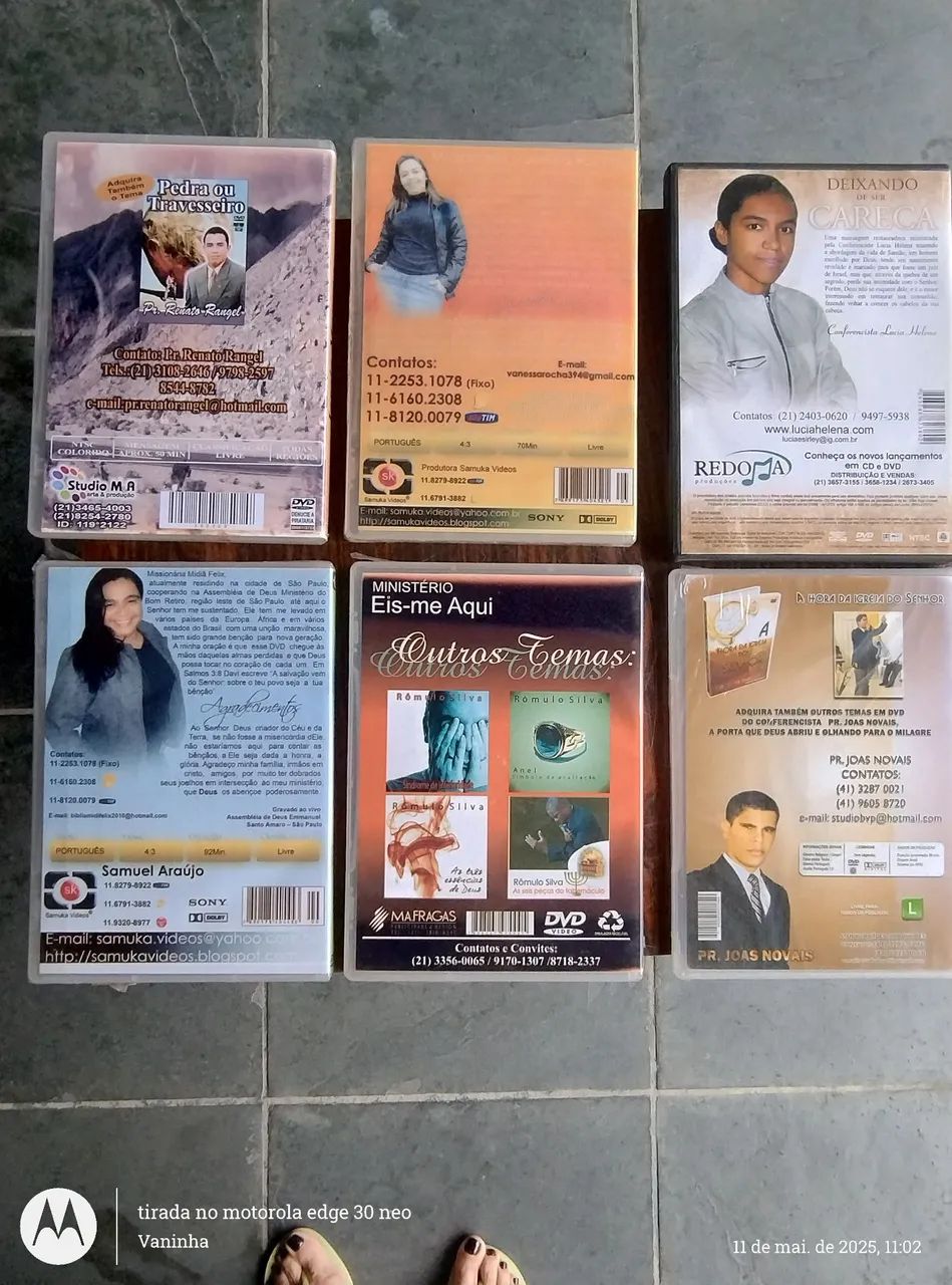 DVDs de Música e Mensagens Gospel - Diversos Títulos - Foto 2