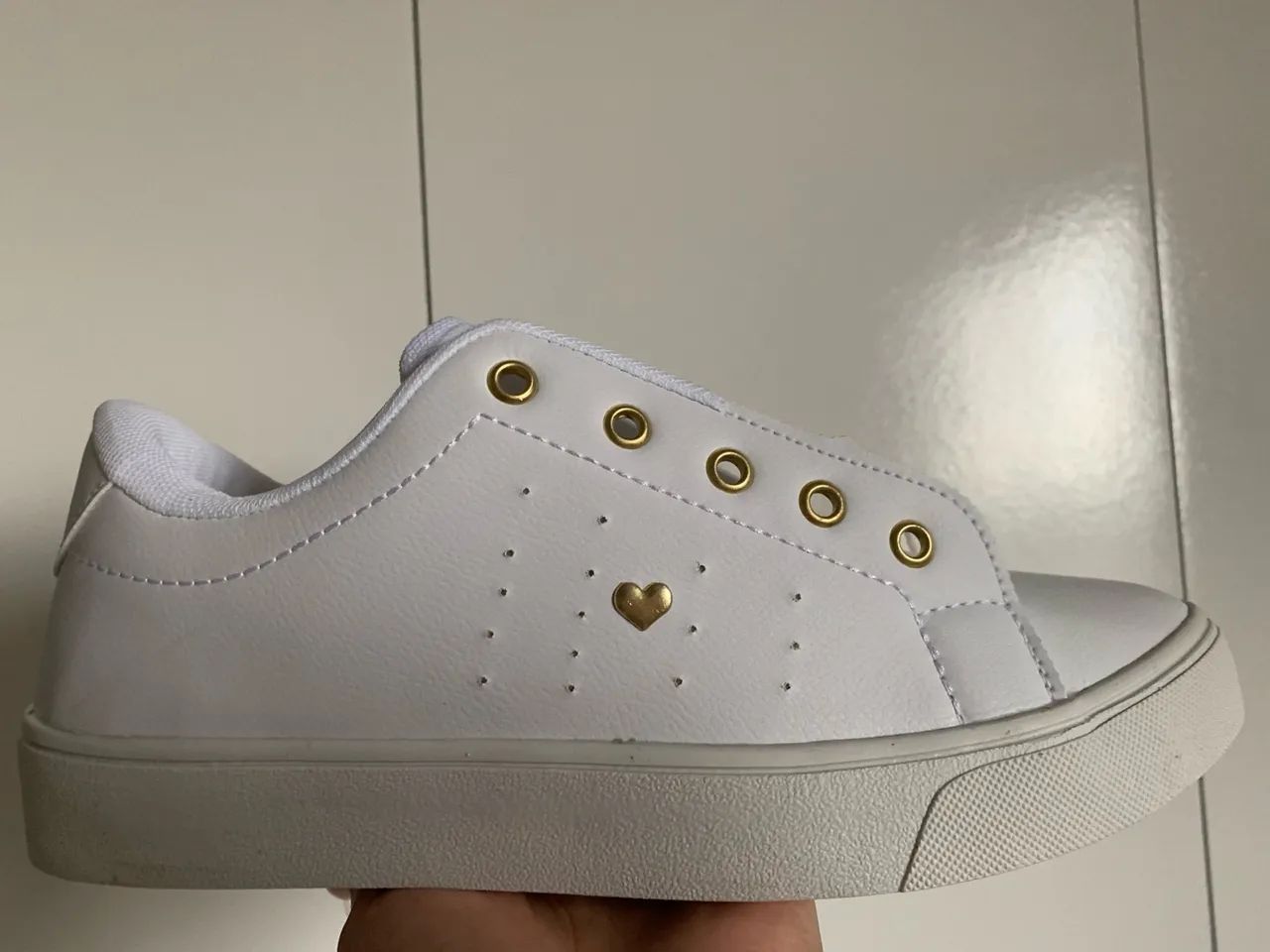 Tênis Feminino Casual Branco N 36 - Foto 3