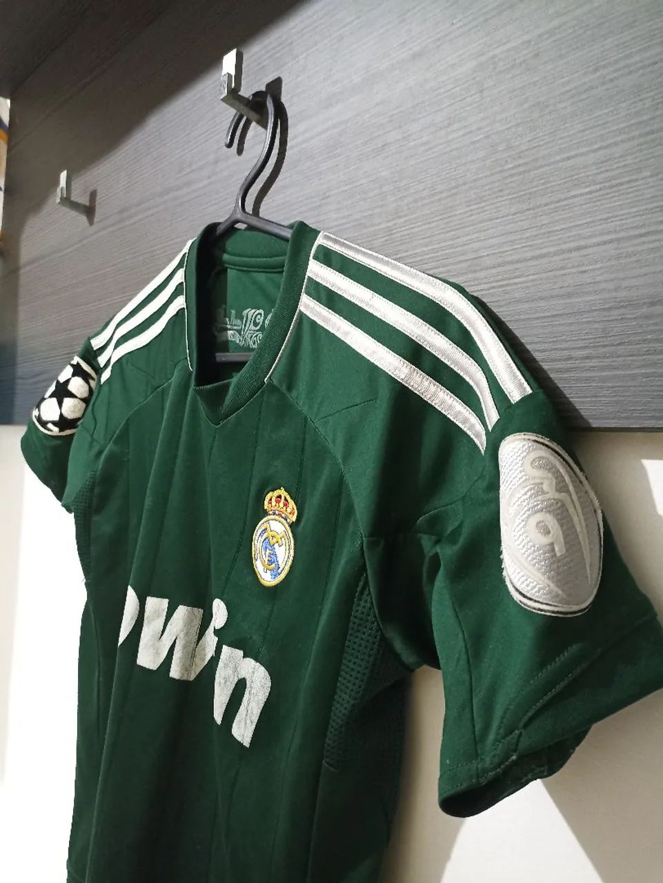 Camisa Infantil Real Madrid 2012/13 Verde - Adidas - Foto 4