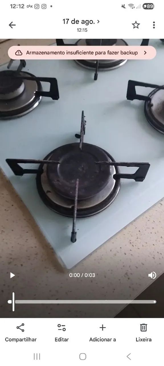 Cooktop 4bocas BARBADA 