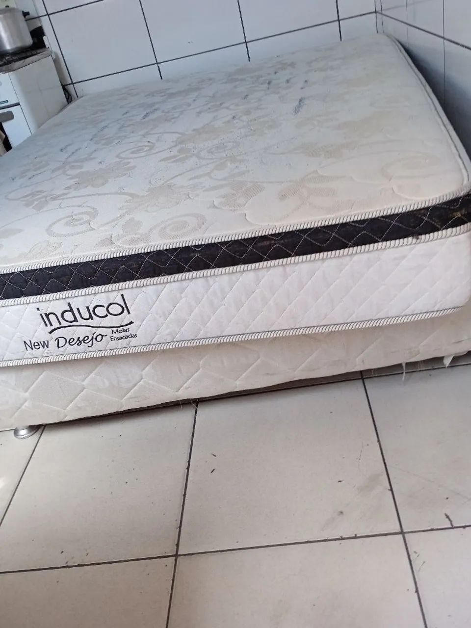 Cama Queen casal molas ensacada interessado chamar aqui  - Foto 2