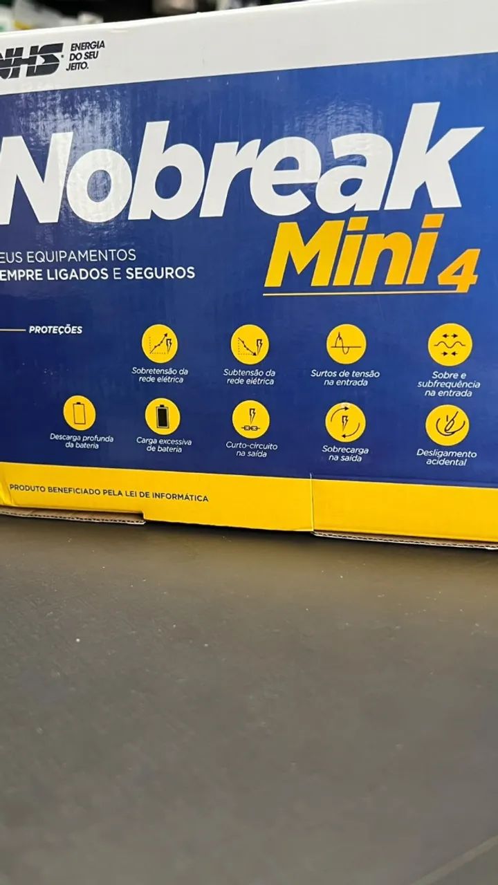 Nobreak NHS mini 4 800VA MONO S.120V - Foto 5