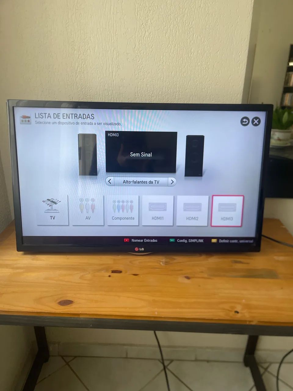 Tv smart 32? sem os pés 
