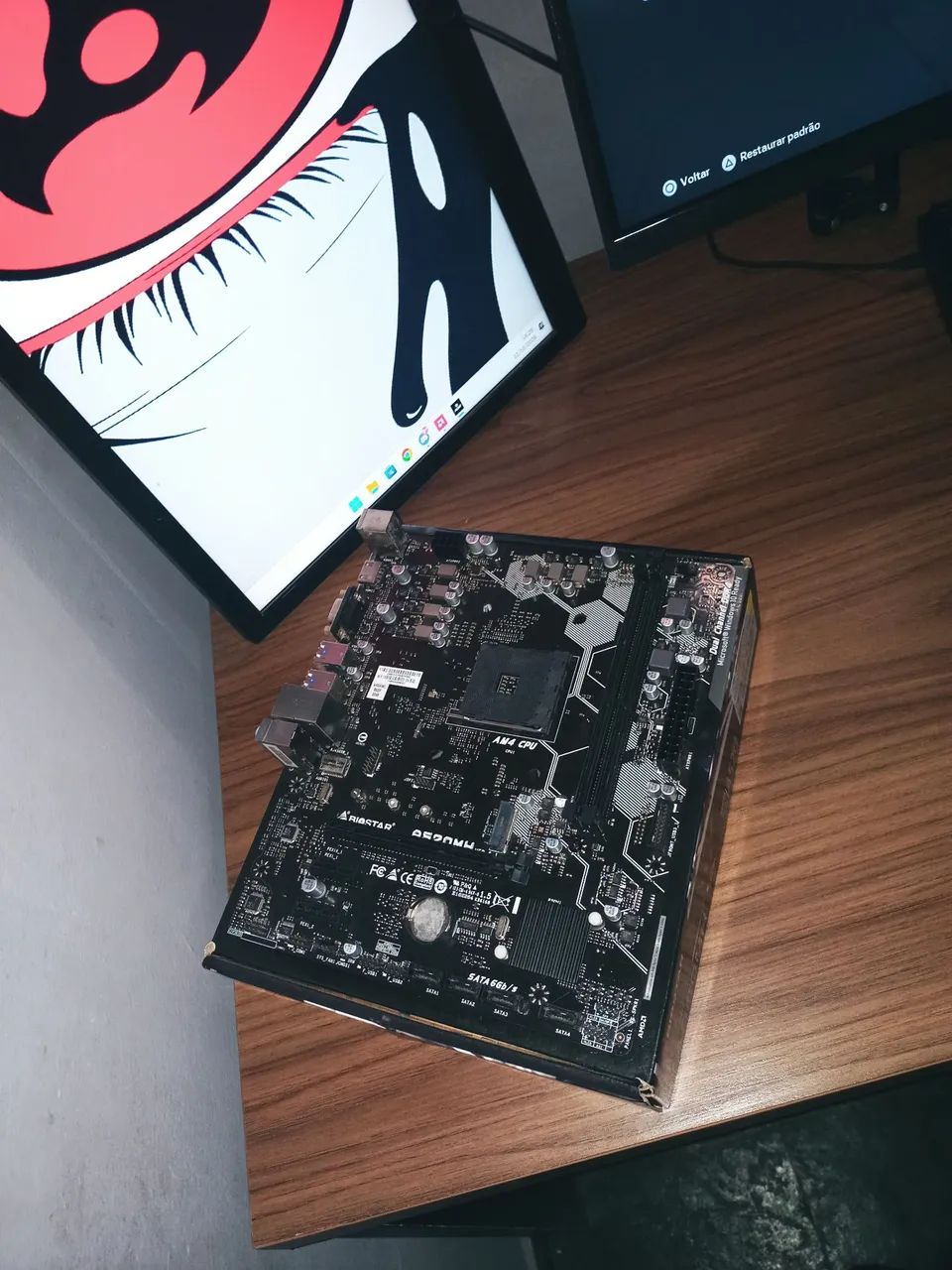 Placa mãe a520m Biostar - Foto 2