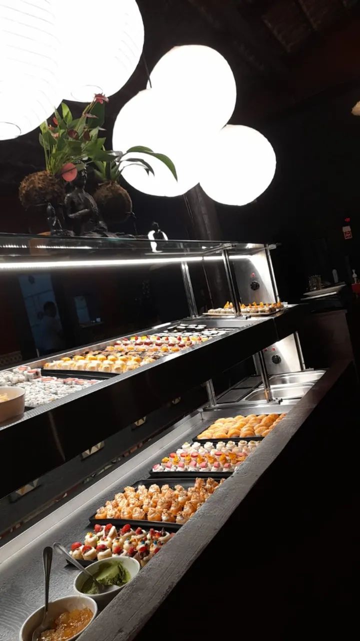 Buffet Gelado, ambiente e quente. ( sushi - sobremesas - saladas)  - Foto 4