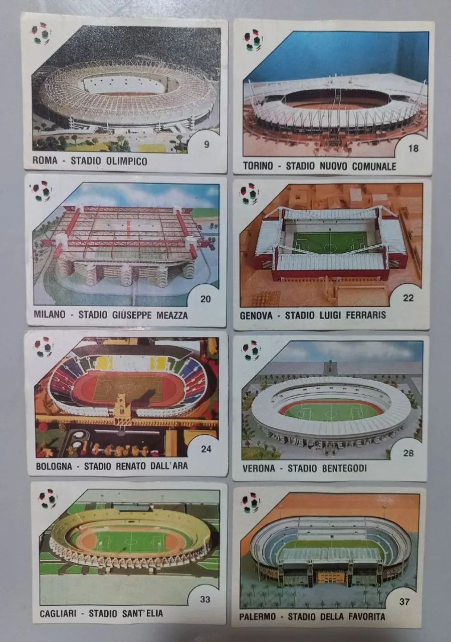 Figurinhas Copa do Mundo 1990