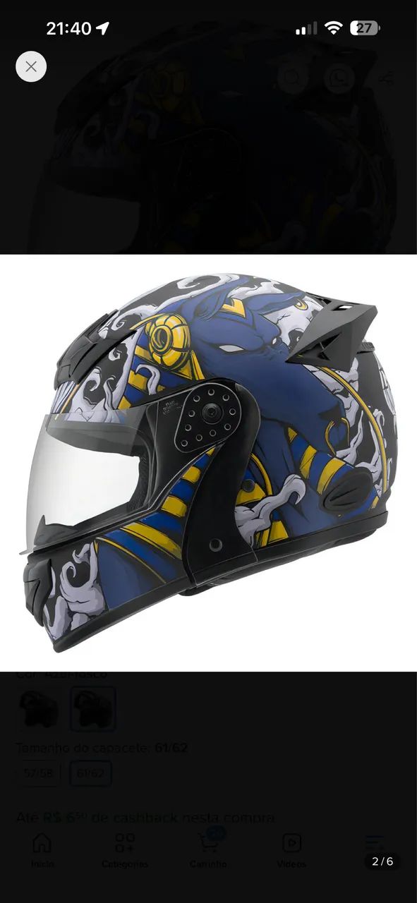 Capacete Robocop