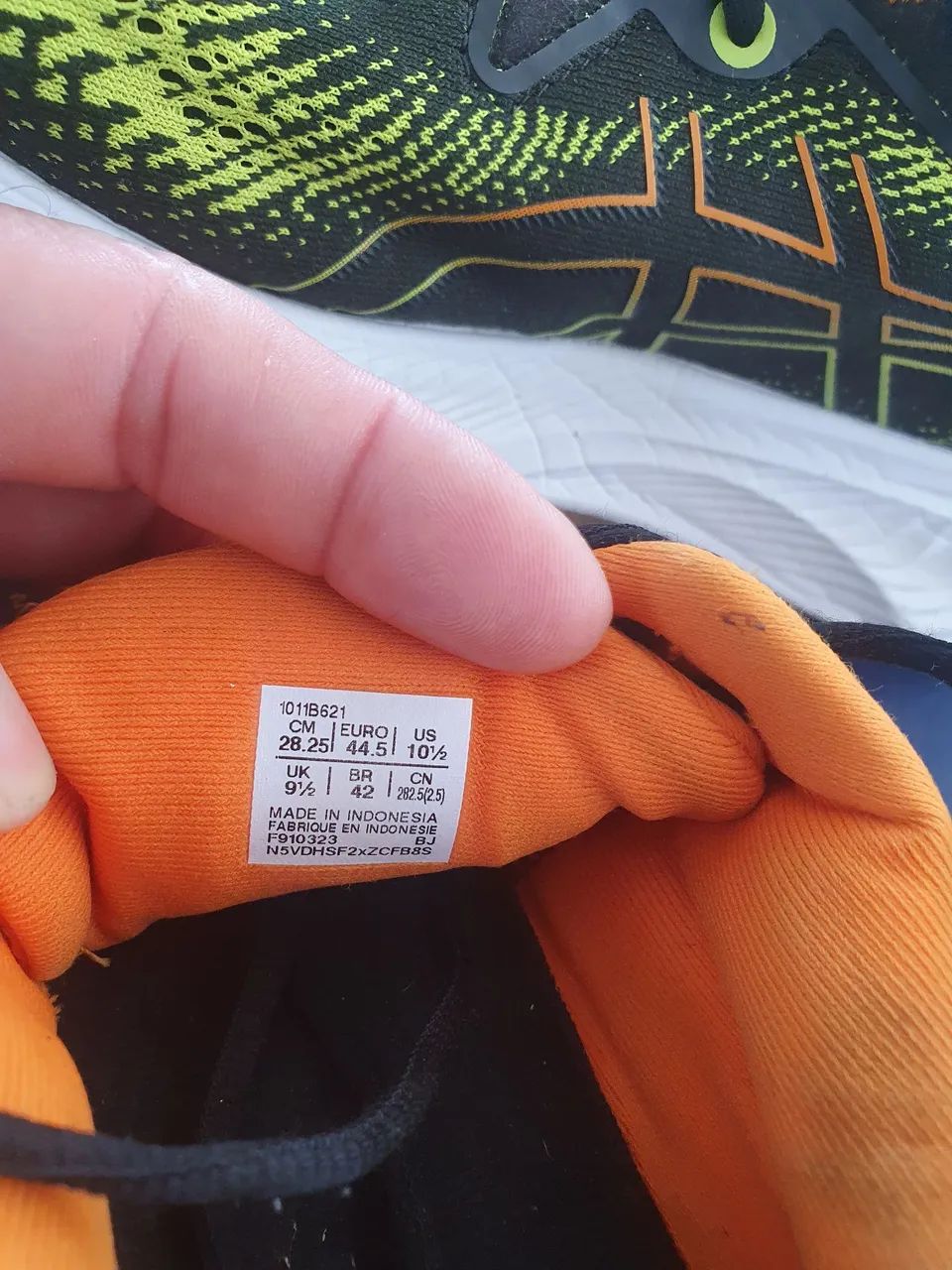 " ASICS GEL CUMULUS 25, IMPECÁVEL, O .MAIS CONSERVADO DA OLX,COM NOTA FISCAL!". - Foto 4