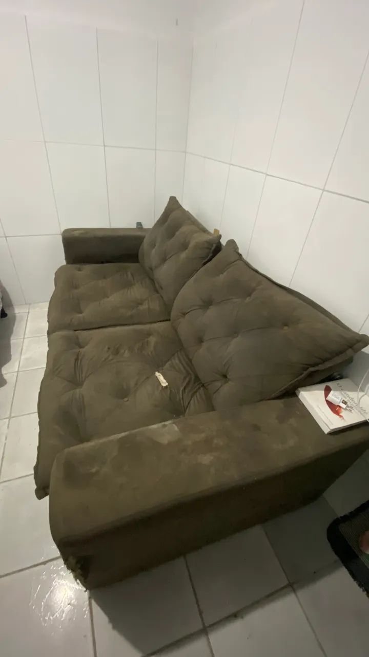 Sofá retrátil 3 lugares 2Metros  - Foto 2