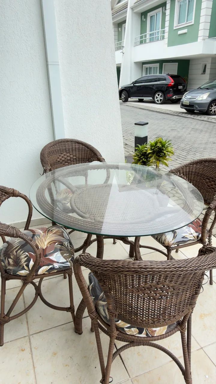 Mesa de Vime e 4 cadeiras - Foto 4
