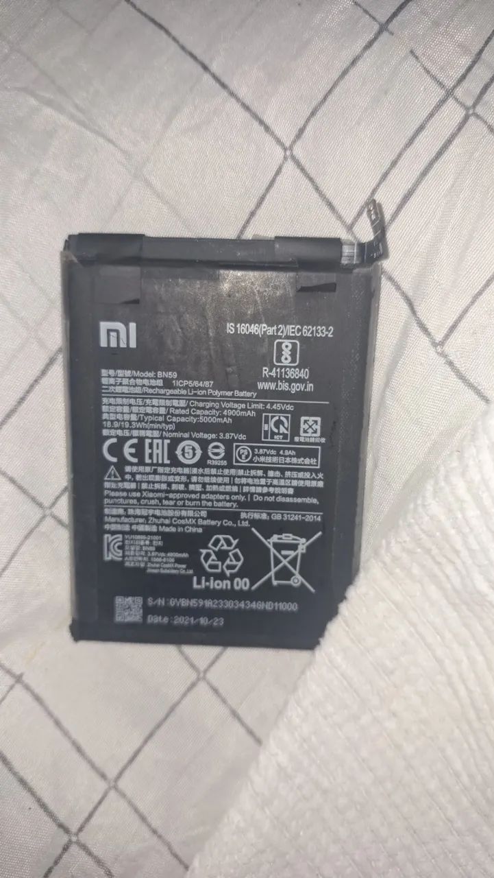 Bateria note 10s xiaomi nova