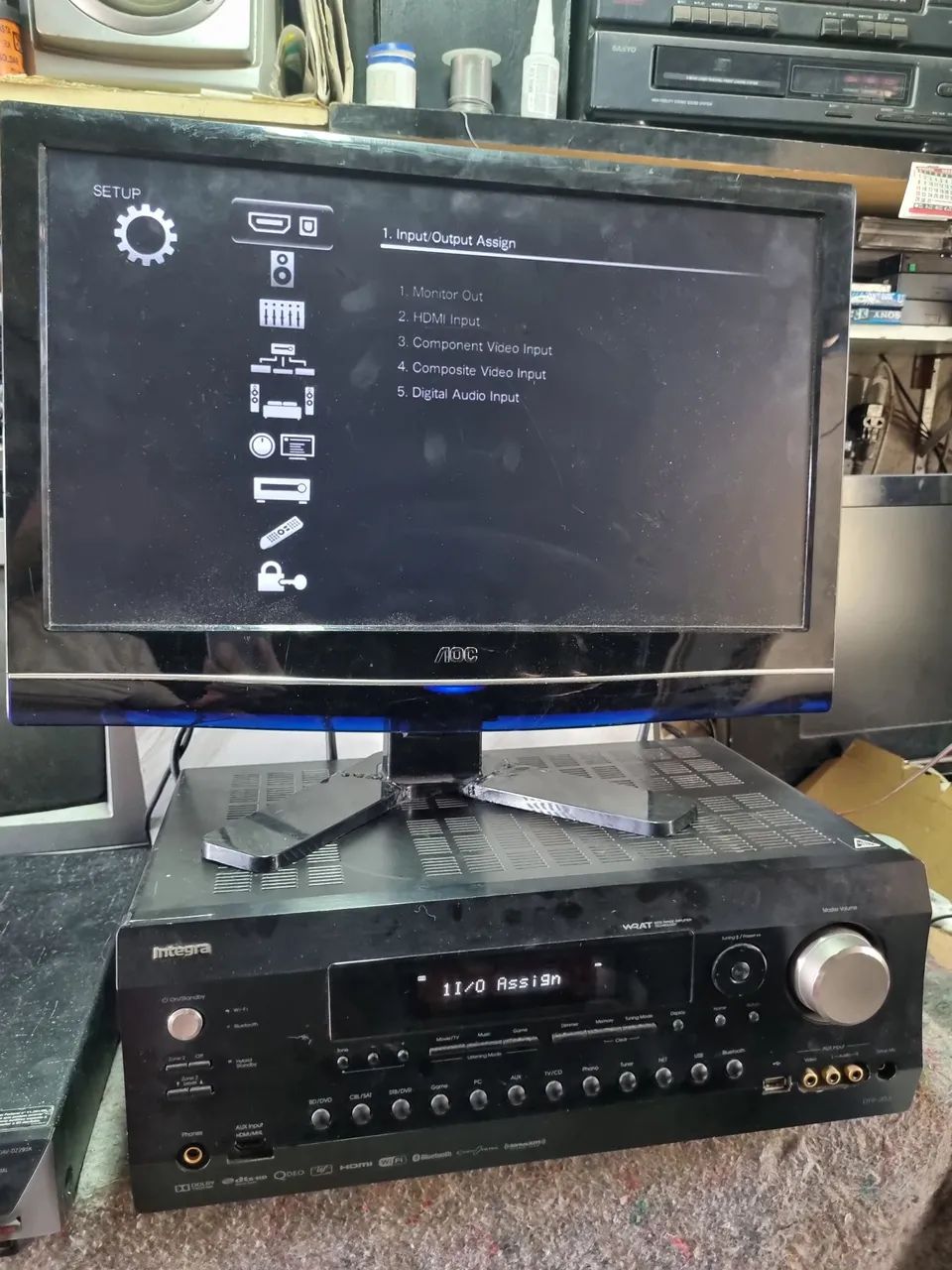 RECEIVER INTEGRA DTR 30.6 4K 7.2 5:2:2 95 a 120w BLUETOOTH WI-FI Z-2PHONO sem controle<br><br> - Foto 4