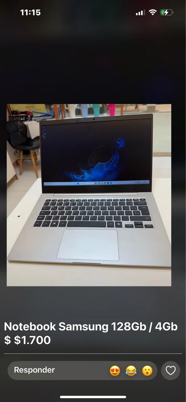 Notebook Samsung 128gb