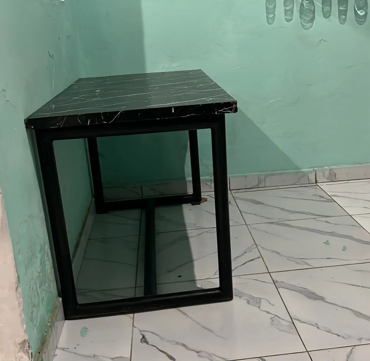 Mesa retangular montável