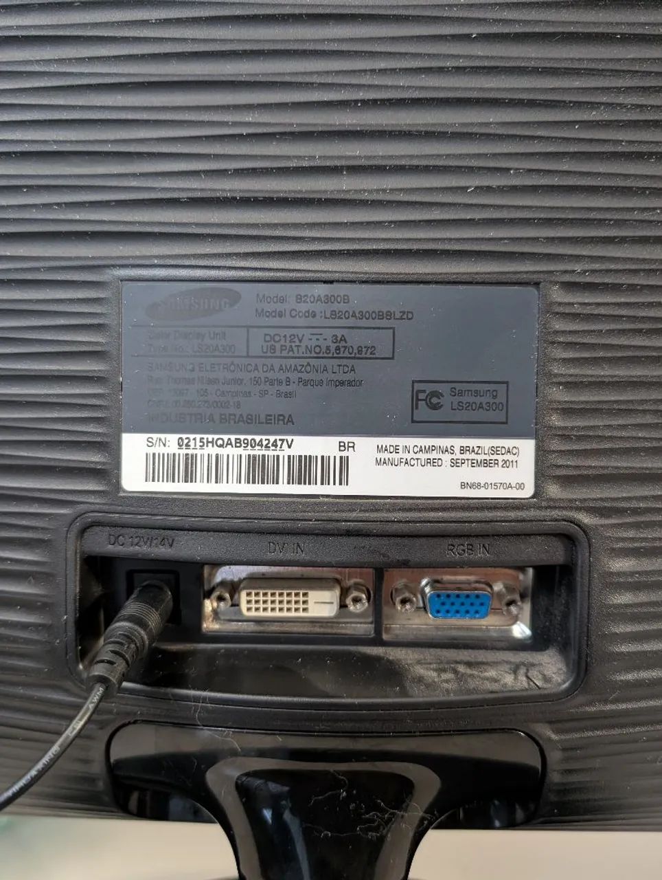 Monitor Samsung 20 polegadas VGA/DVI - Foto 5