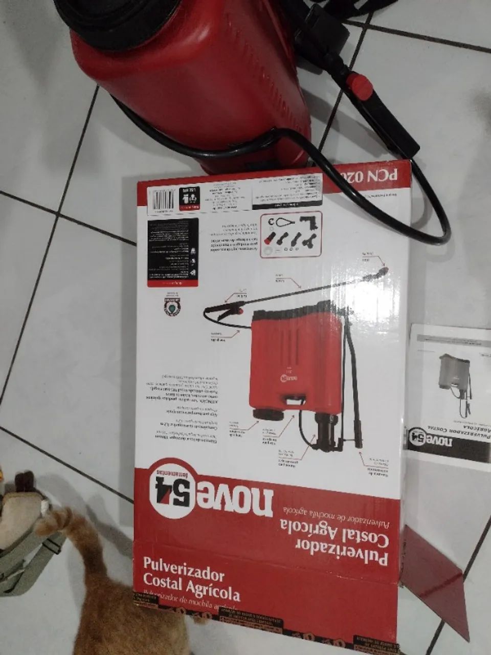 Pulverizador costal 20 litros novo na caixa  - Foto 5