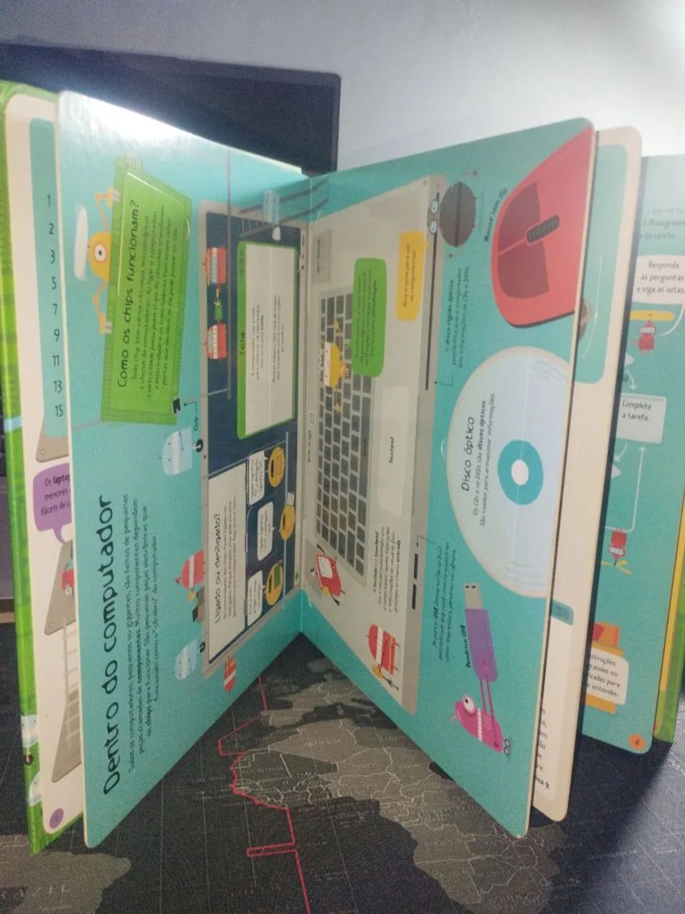 Livro brincar e aprender  COMPUTADORES e PROGRAMAÇÃO Usborne - Foto 3