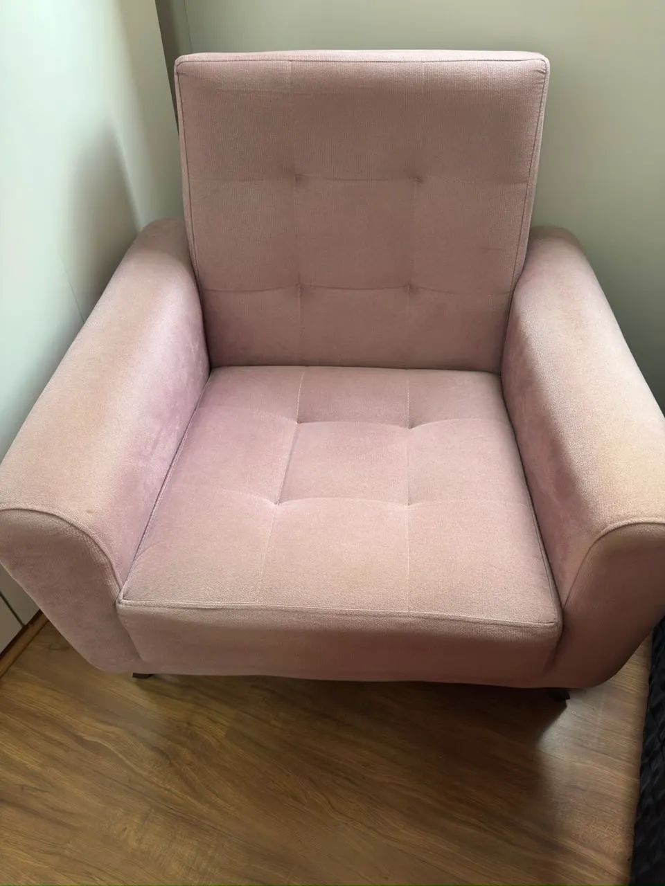 Poltrona suede rosa - Foto 4
