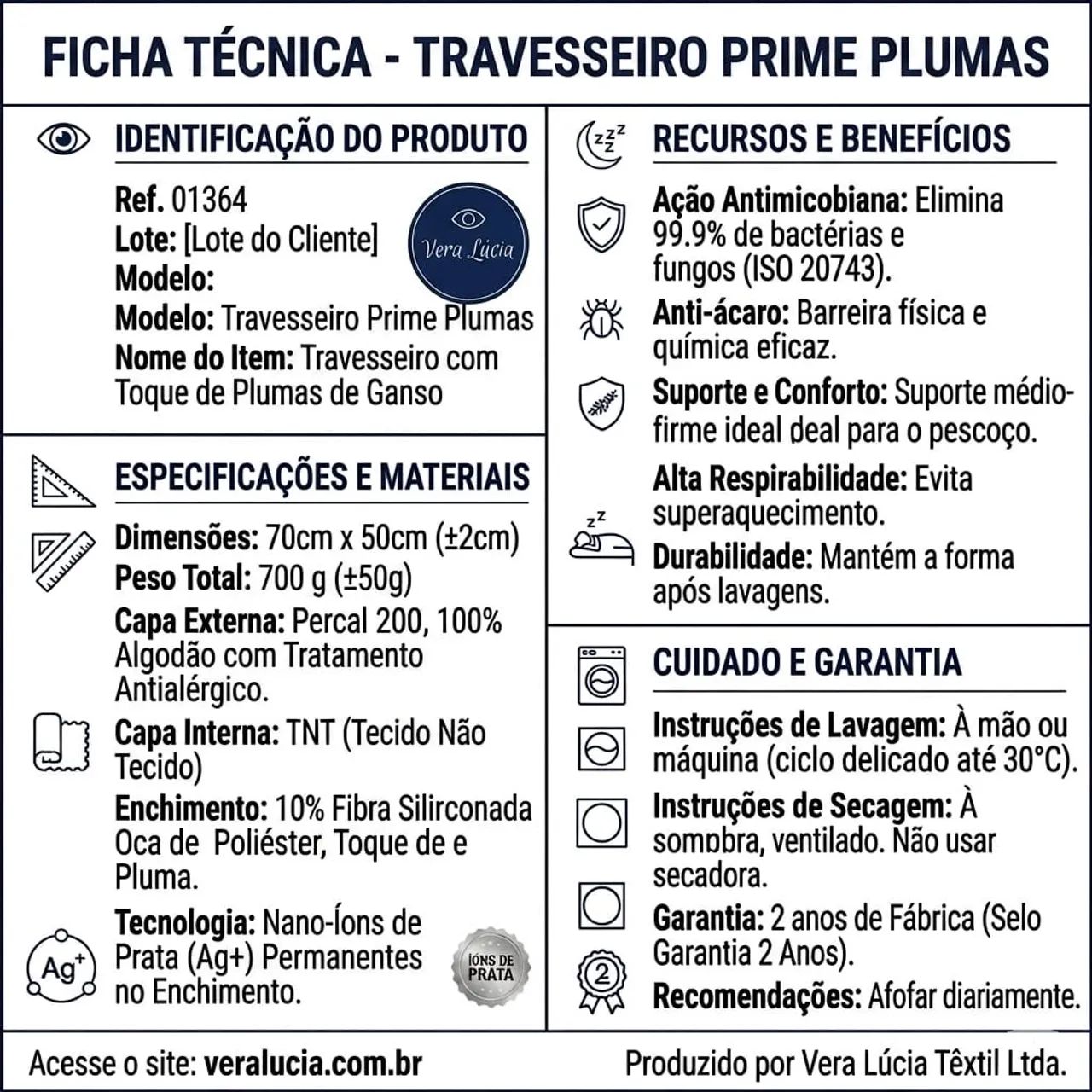 Travesseiro Pluma de Ganço  - Foto 2