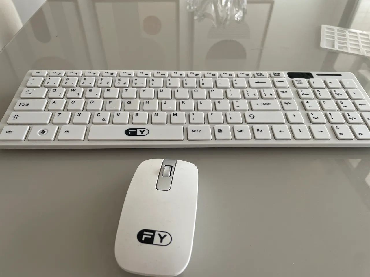 Teclado e mouse sem fio 
