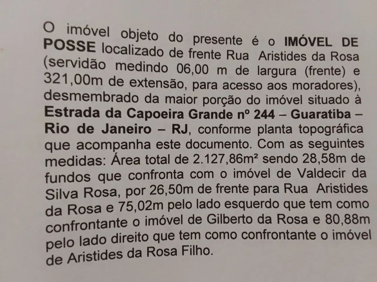 Terreno próximo ao BRT magarca