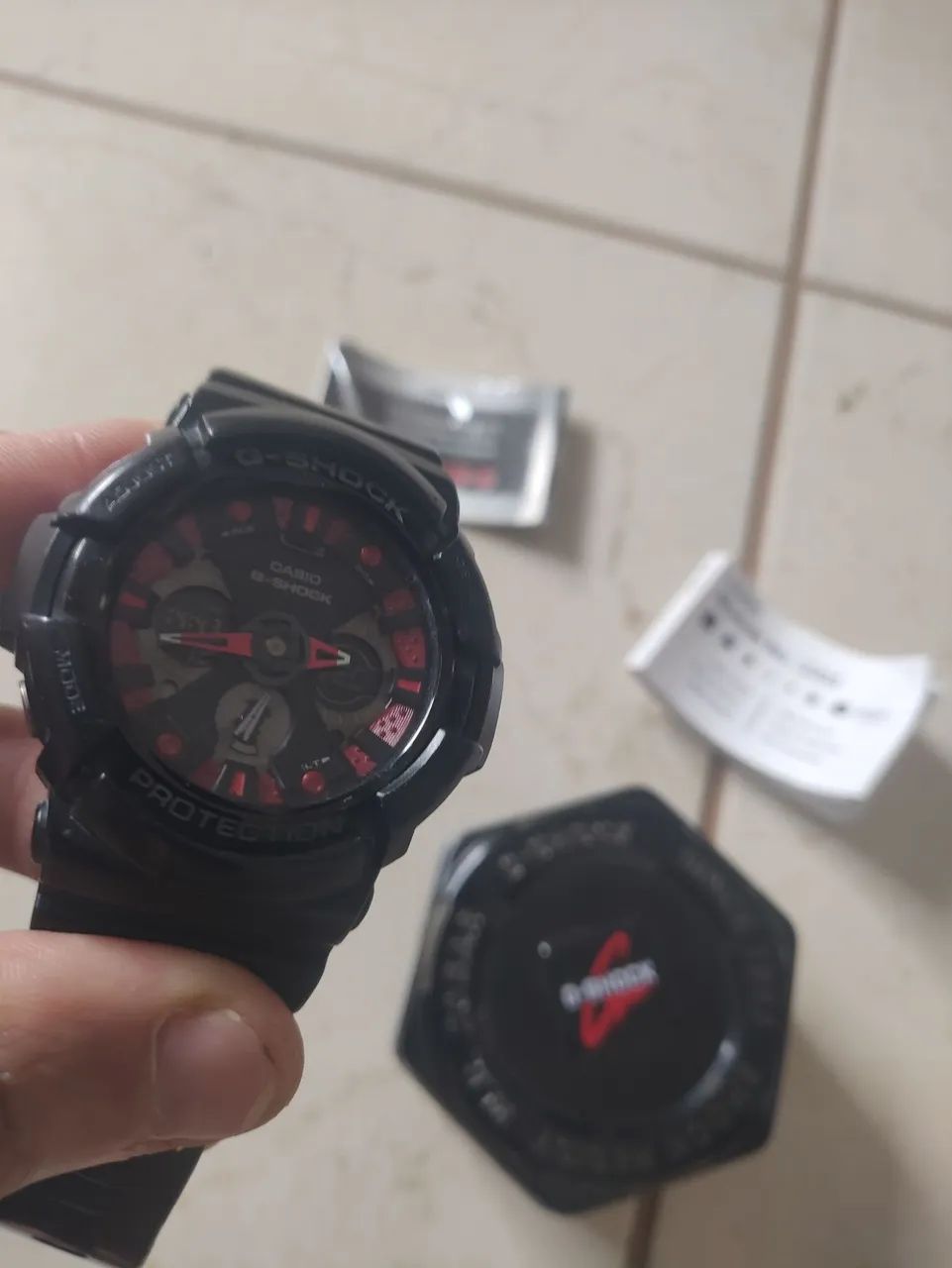 Relógio Casio G shock GA 200 manual caixa  - Foto 5