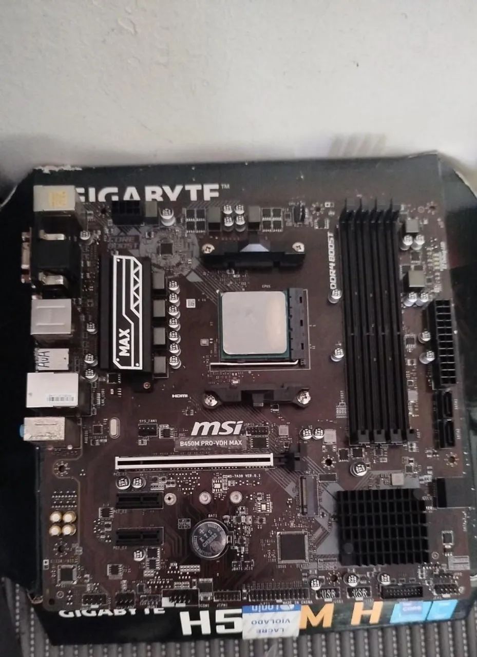 Placa mãe b450m MSI pro Max 