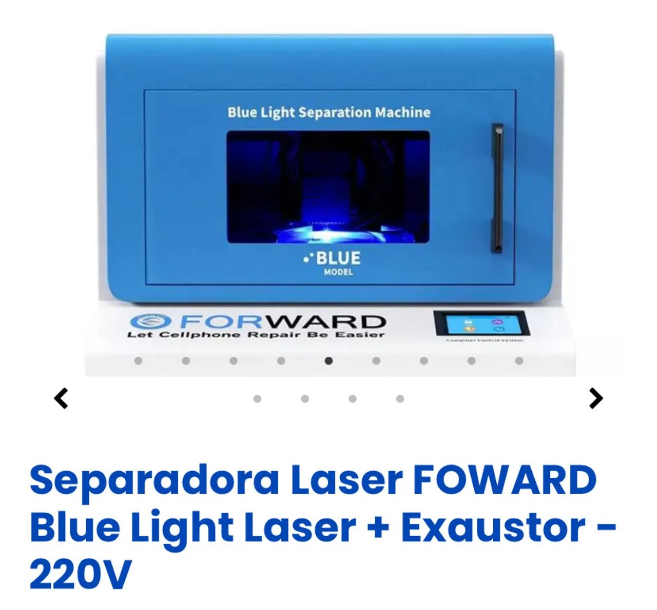 Separadora Laser FOWARD Blue Light Laser + Exaustor - - Foto 2