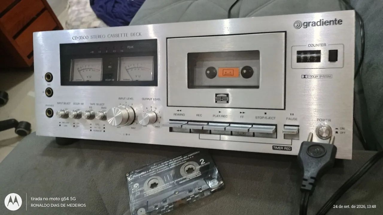 Tape Deack gradiente cd3500 ( único dono) - Foto 4