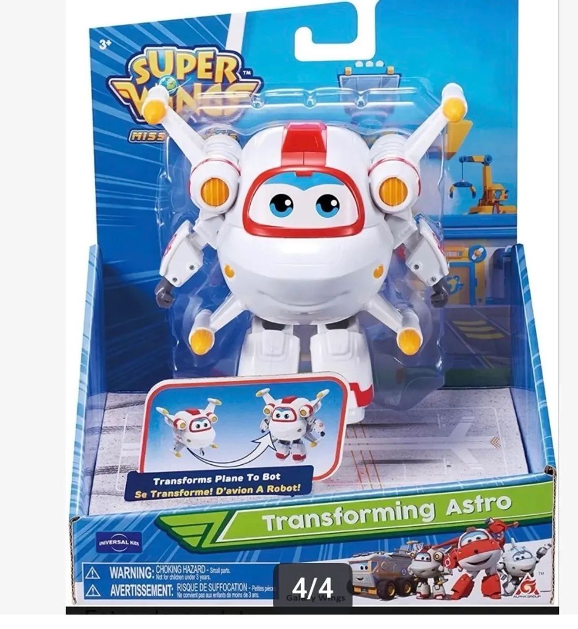 Brinquedo que transforma em robô Super wings  - Foto 4
