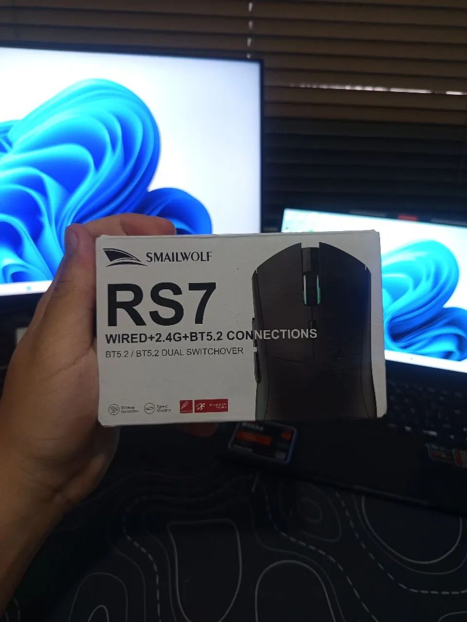 Mouse Gamer RS7 SmailWolf ( Novo, Lacrado ) - Foto 3
