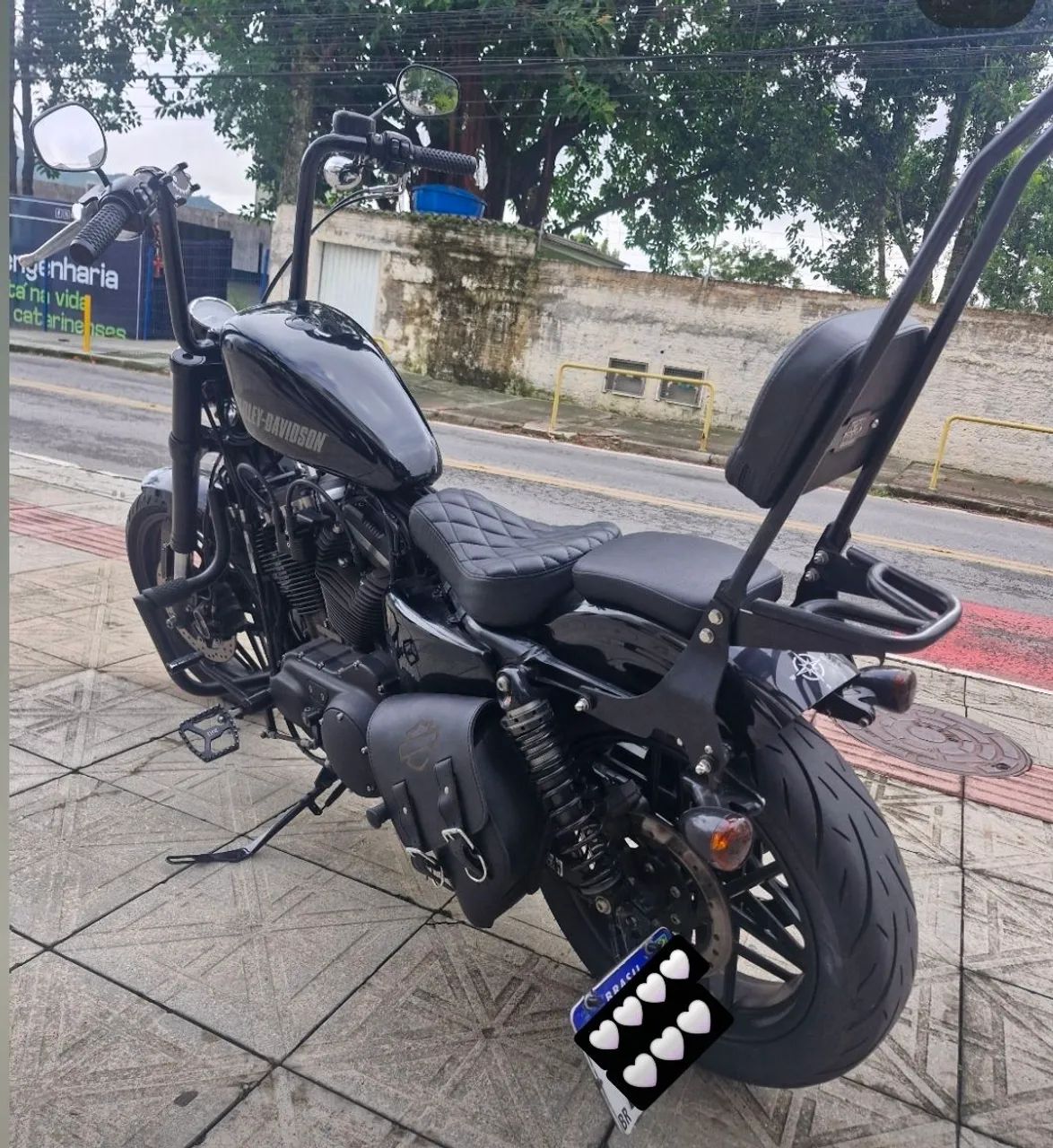 HARLEY DAVIDSON Sportser Roadstar 2017 com acessórios 